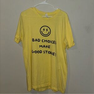 Boutique Smiley Graphic T